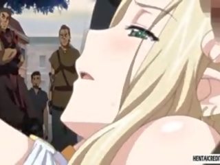 Blonde Hentai young adolescent Fucked Rough In Public