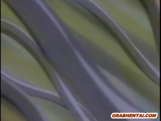 Animasi pornografi kekasih mendapat tentakel allhole kacau